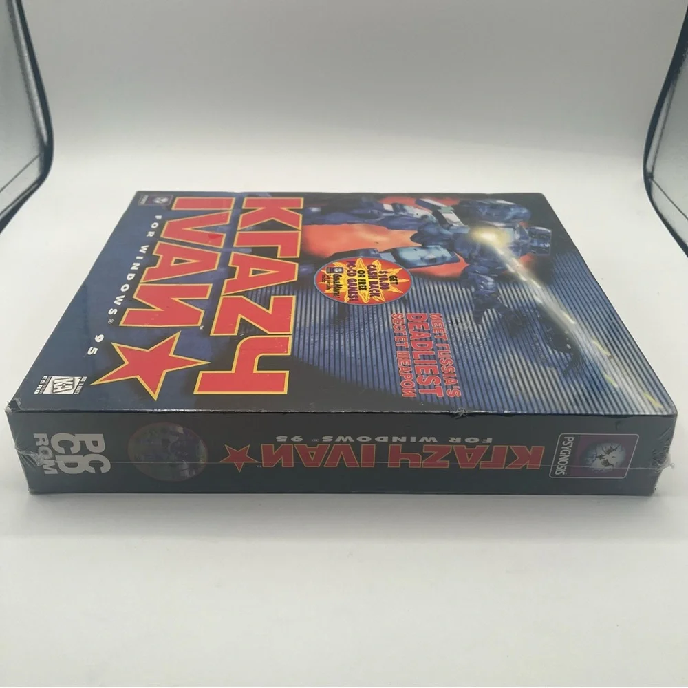 Krazy Ivan (PC Game, 1996) SEALED/NEW US Retail Store Big Box Edition As Shown